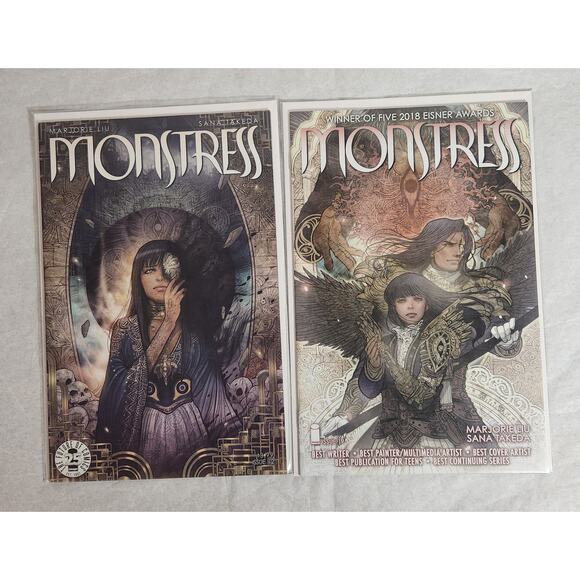 Monstress Image Comics #12, 19-20, 22, 26-27 Marjorie Liu/ Sana Takeda NM - Picture 2 of 4